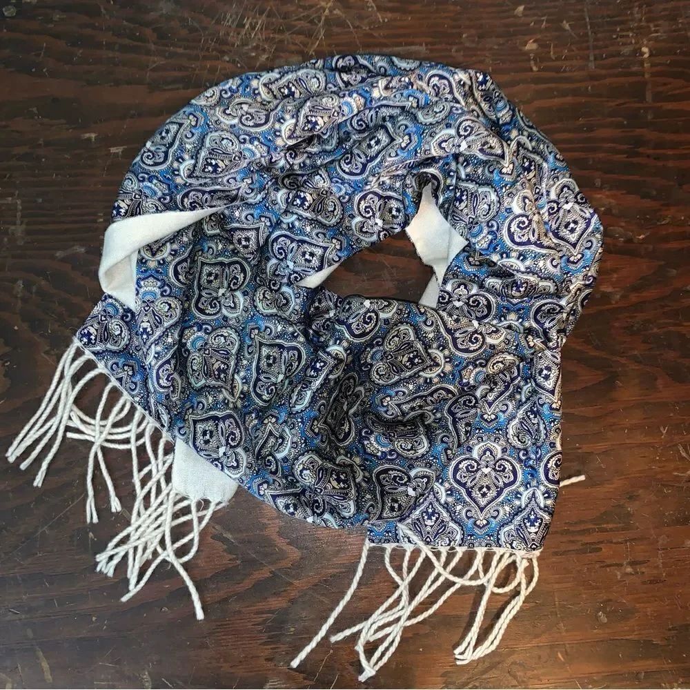 Enzo Mantovani Silk/ Cashmere Scarf